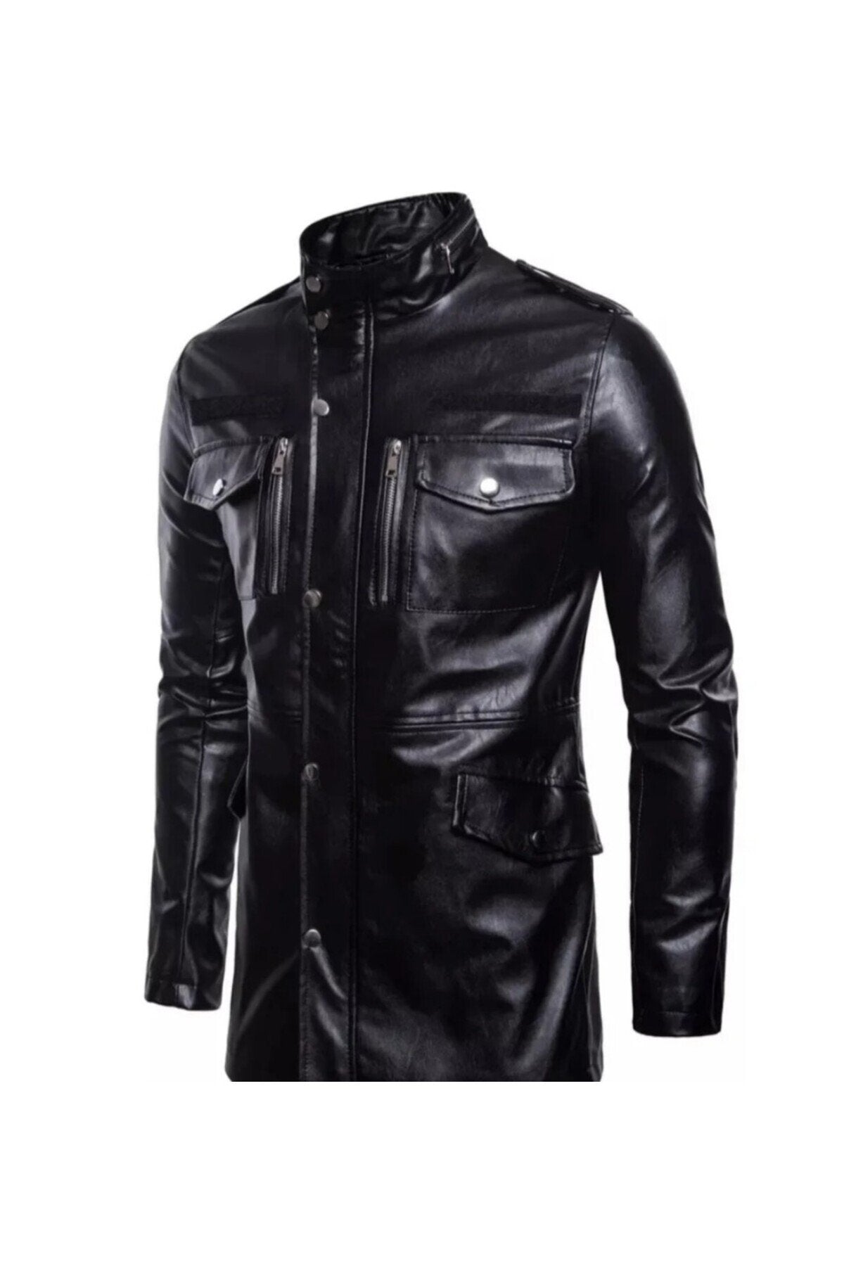 Hakiki kuzu derisi Uzun mont pardesü tarzı kesim