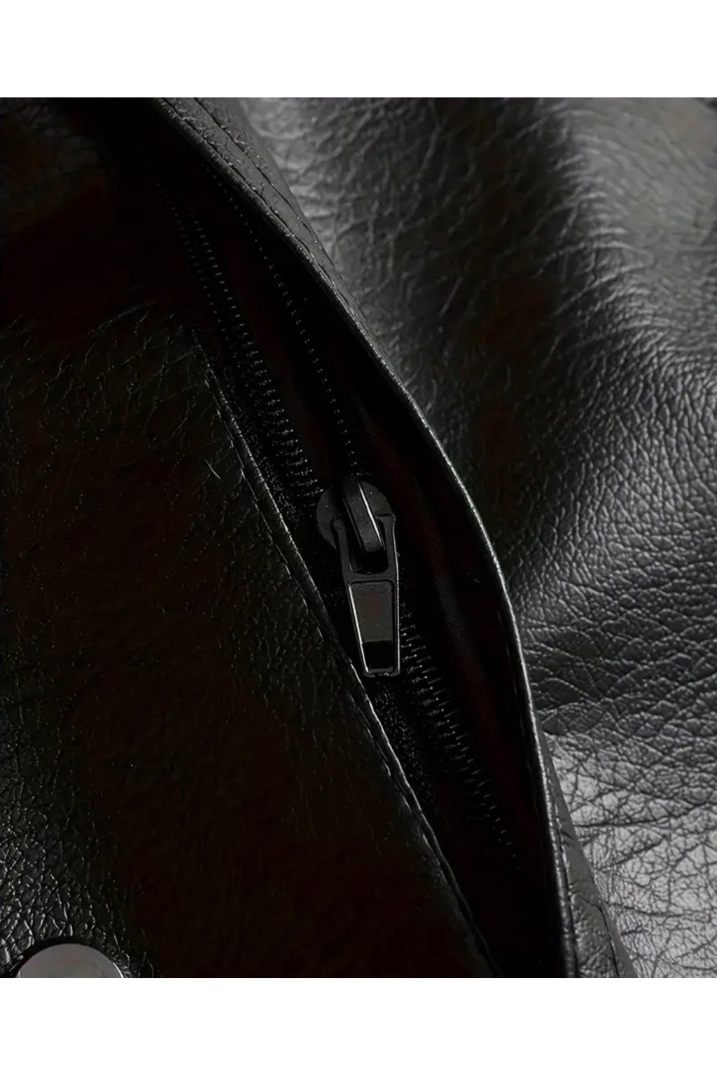 Hakiki Kalın Dana Derisi,Gömlek Yaka Mont Kaban