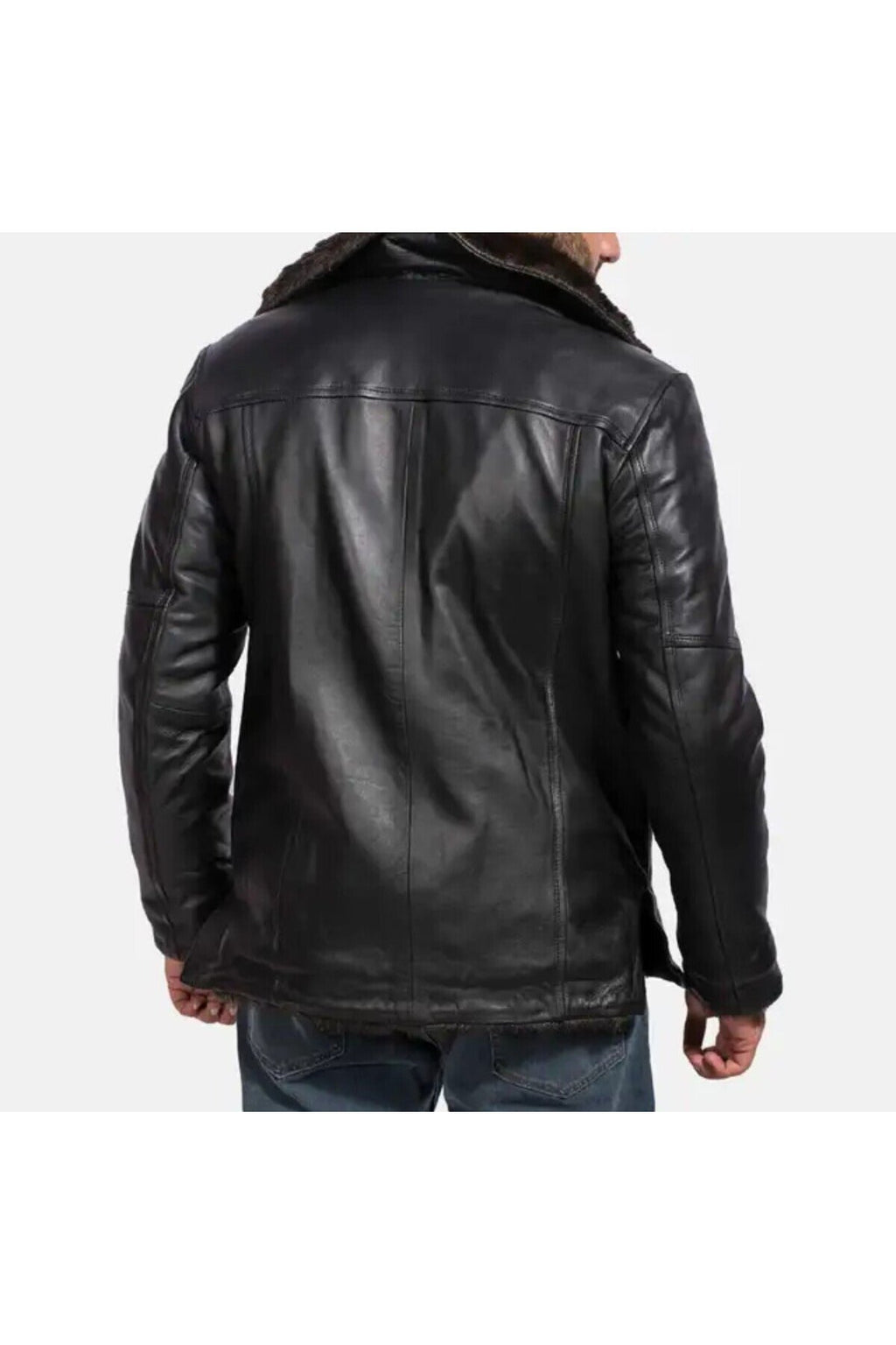 Hakiki Kalın Yumuşak kuzu derisi mont tarzı kaban kürklü