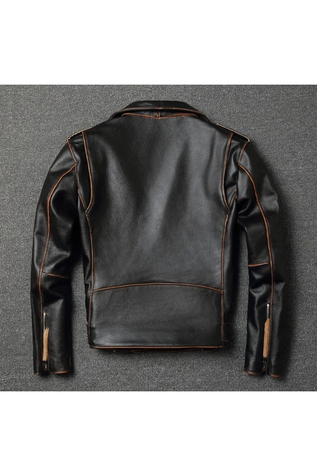 Eskitme Biker mont Hakiki deri