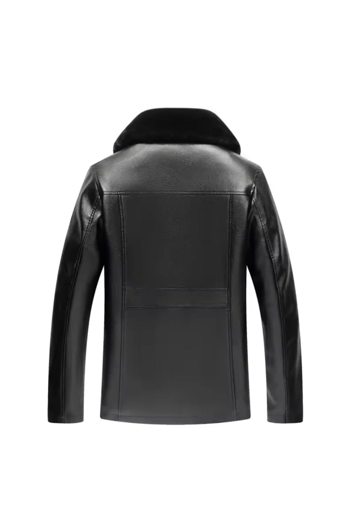 Hakiki Manda Derisi Yakası Ve Içi Tüylü Kışlık Mont Kaban