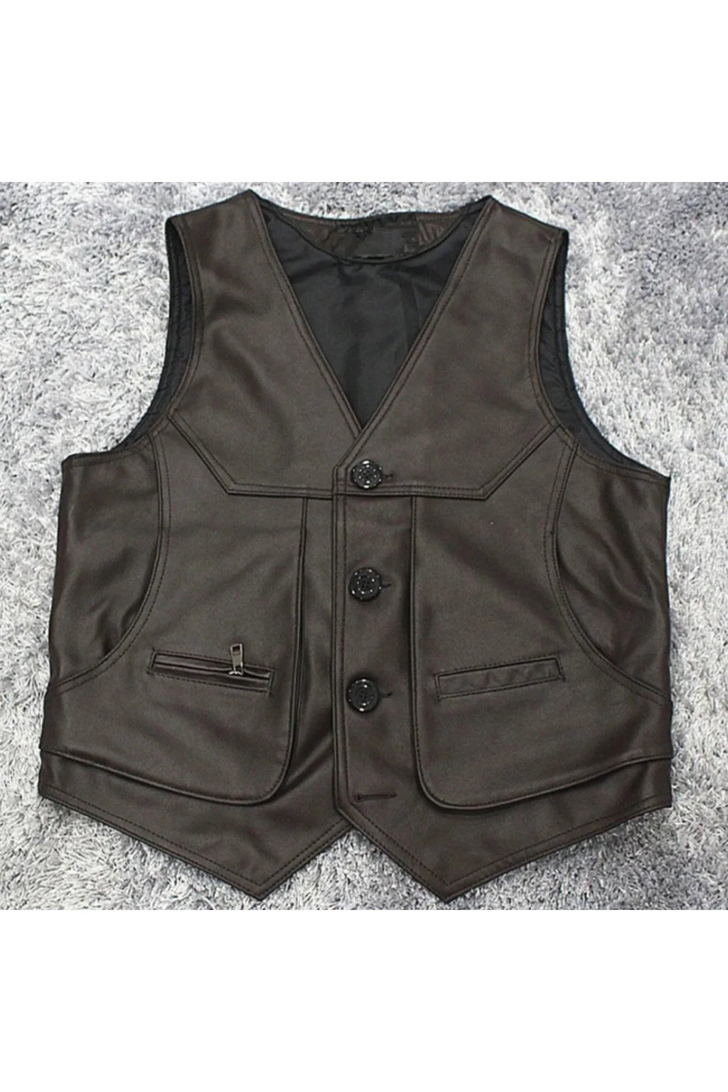 Hakiki kuzu derisi London yelek