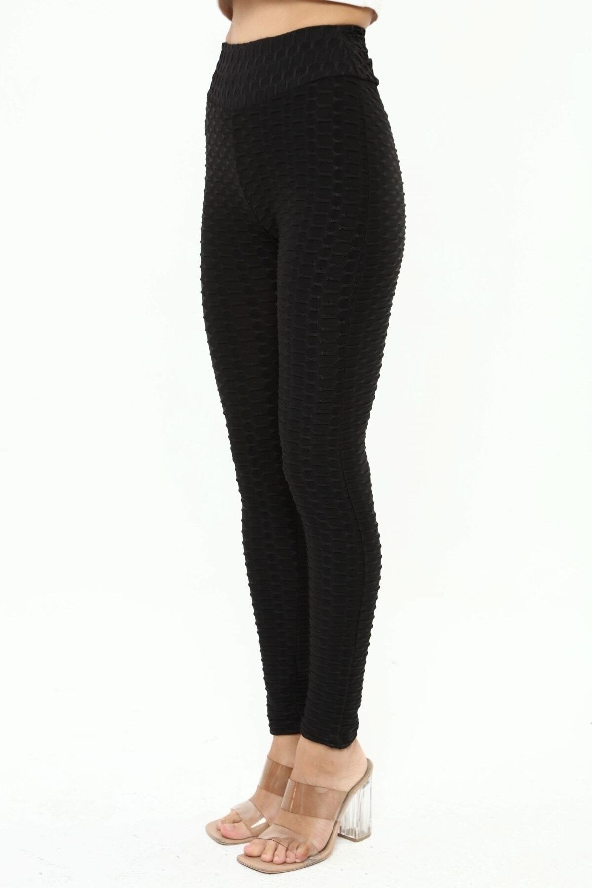 Brazil Tayt Arkası Büzgülü Siyah