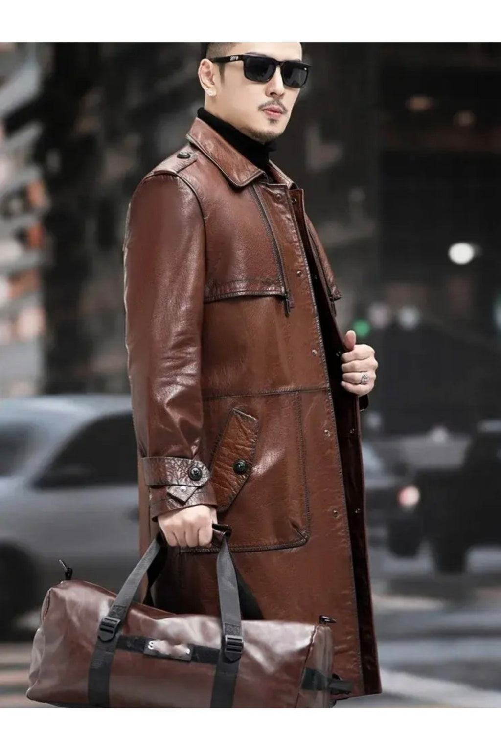 Pardesü Hakiki Koyun Derisi Uzun Yırtmaçlı Erkek