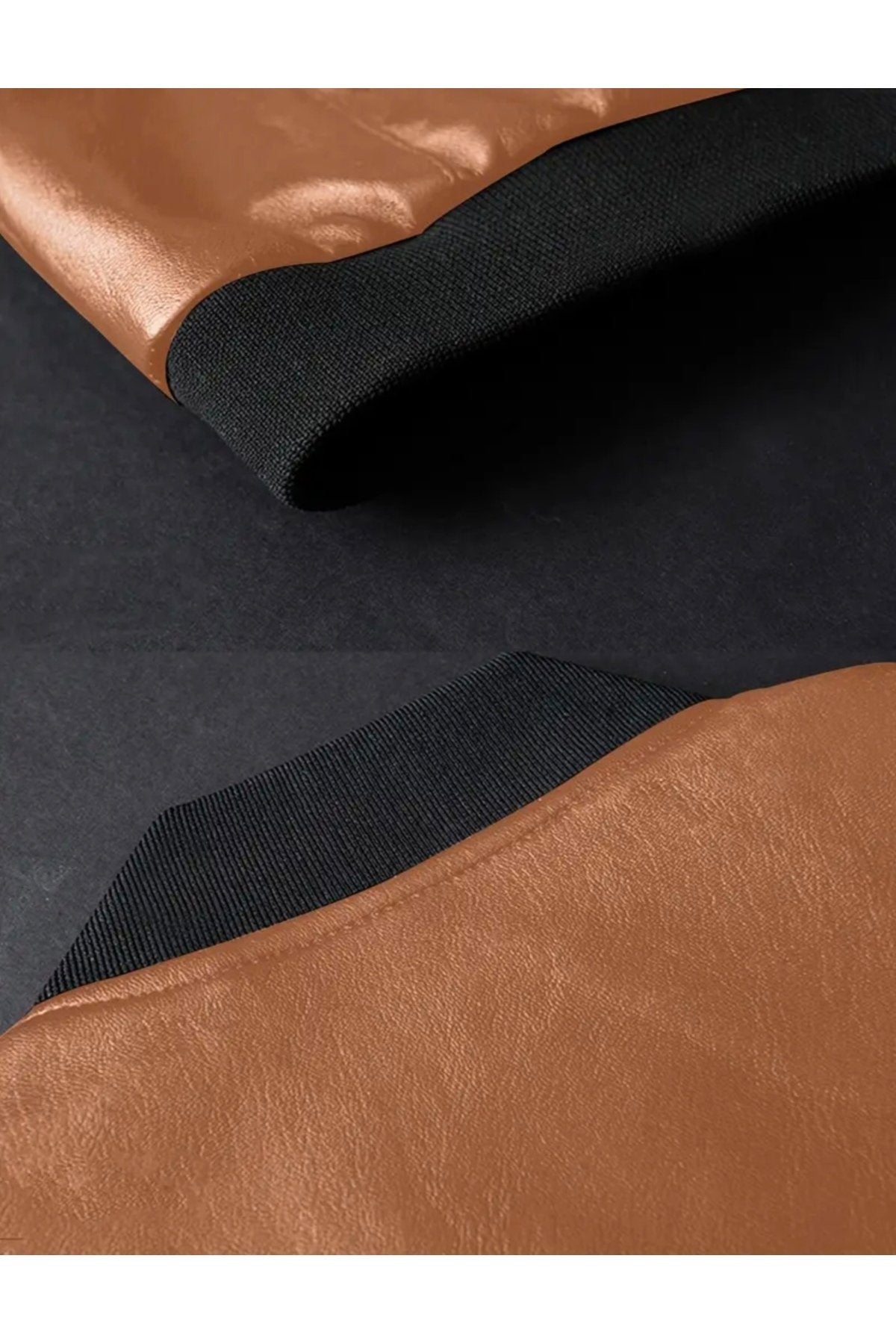 Hakiki Kuzu Derisi Trikolu Spor Ceket