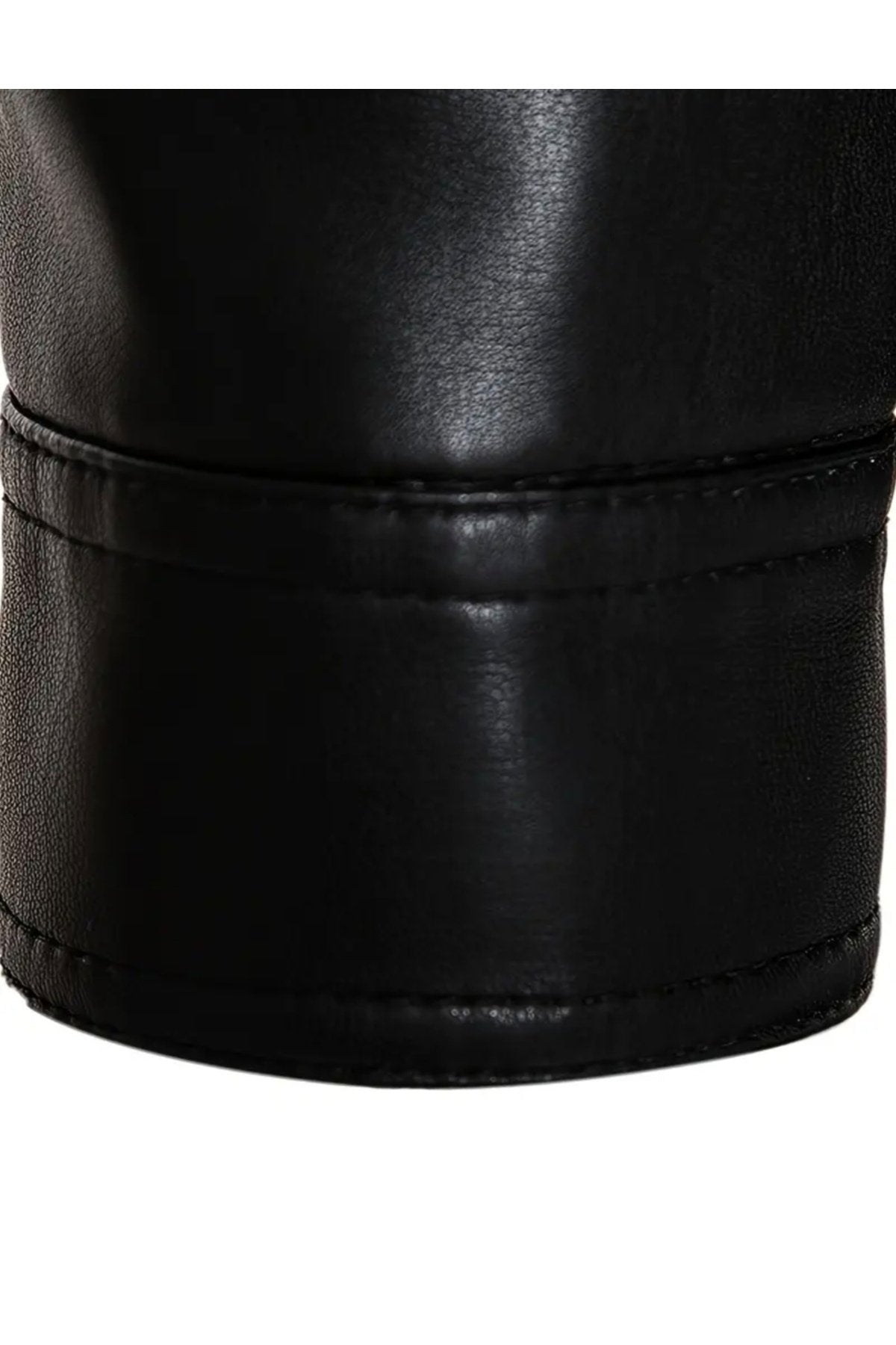 Kapaklı Torba Cepli , Gömlek Yaka Hakiki Kuzu Derisi Ceket