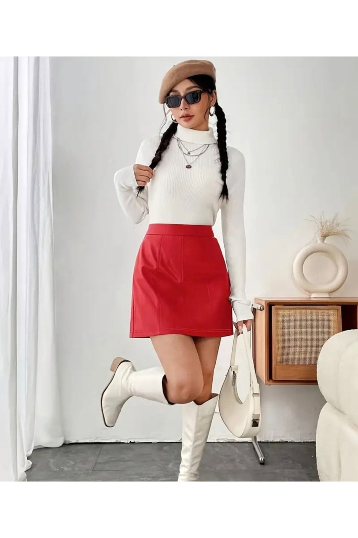 Deri Etek Lastik Bel