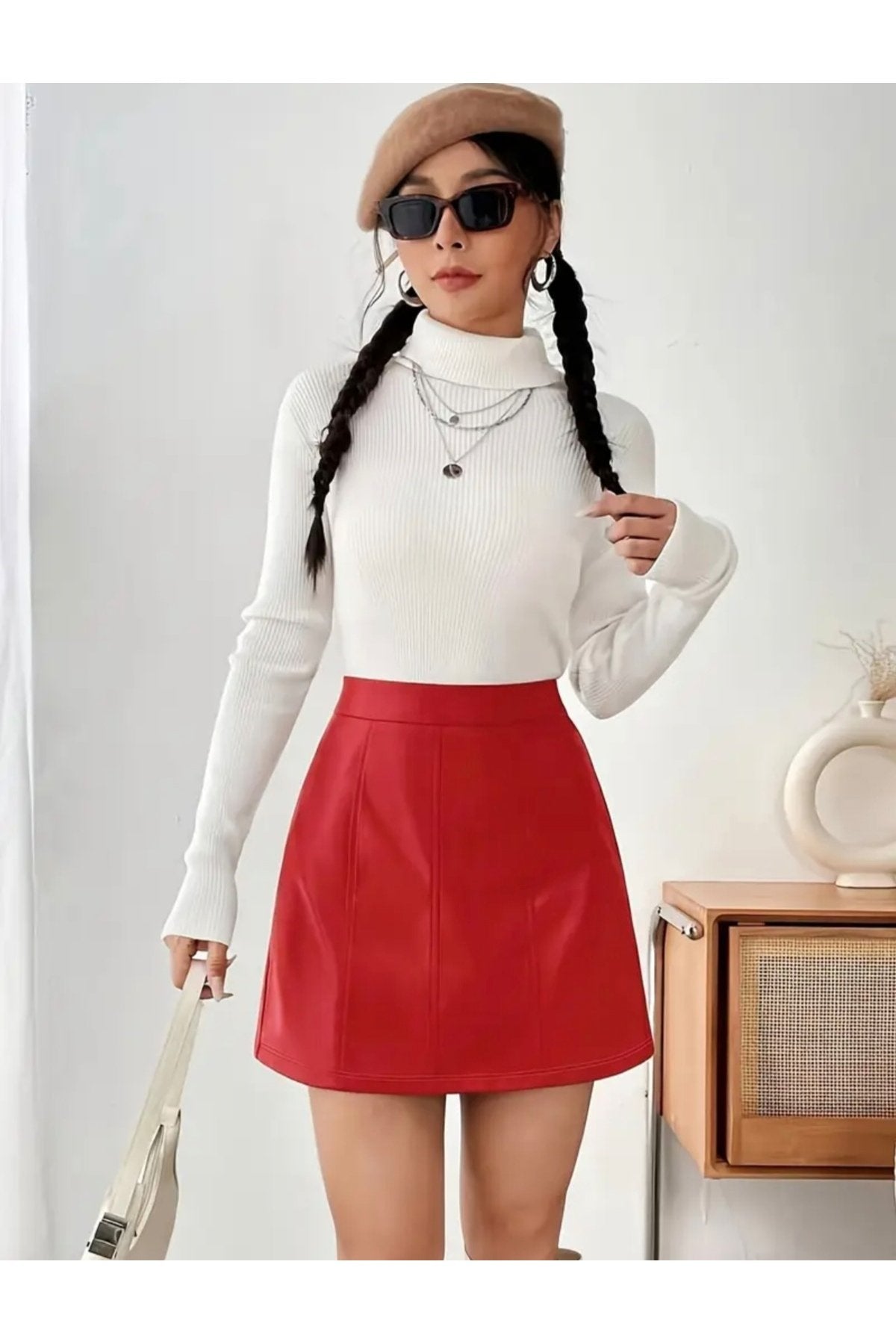 Deri Etek Lastik Bel