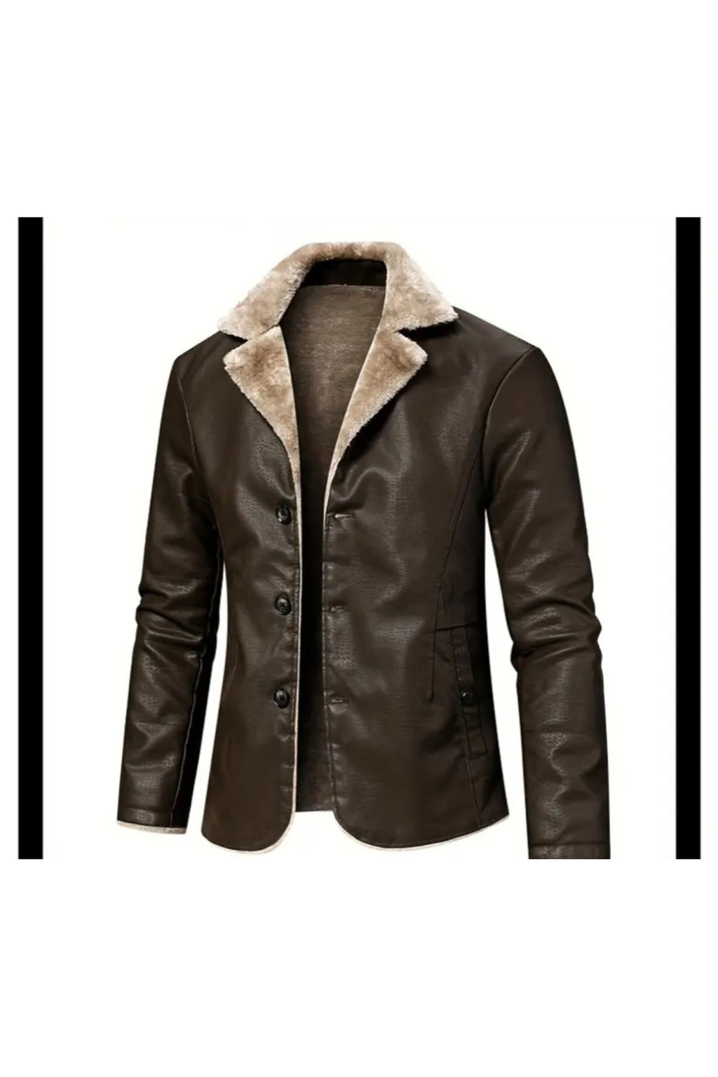 Kısa Hakiki Koyun Derisi İçi ve Yakası Kürklü ve Mont Kaban