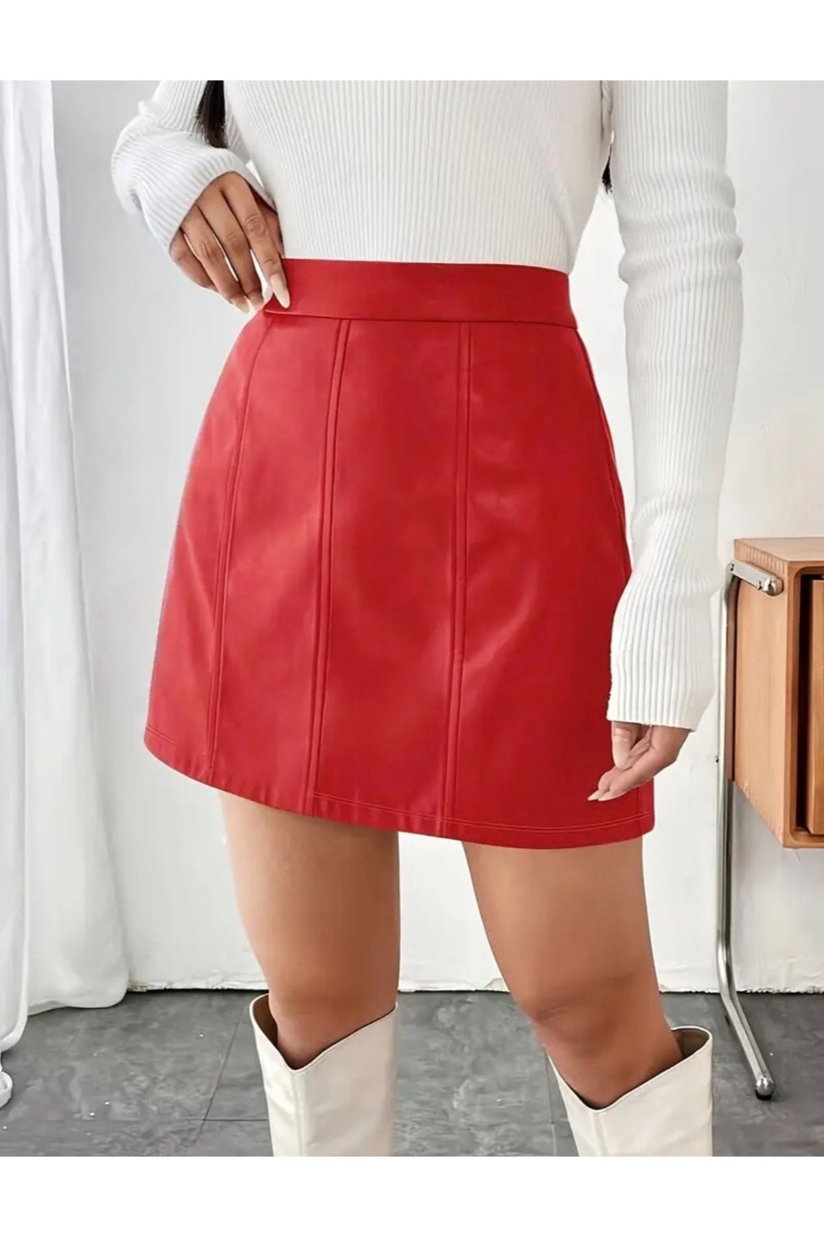 Deri Etek Lastik Bel