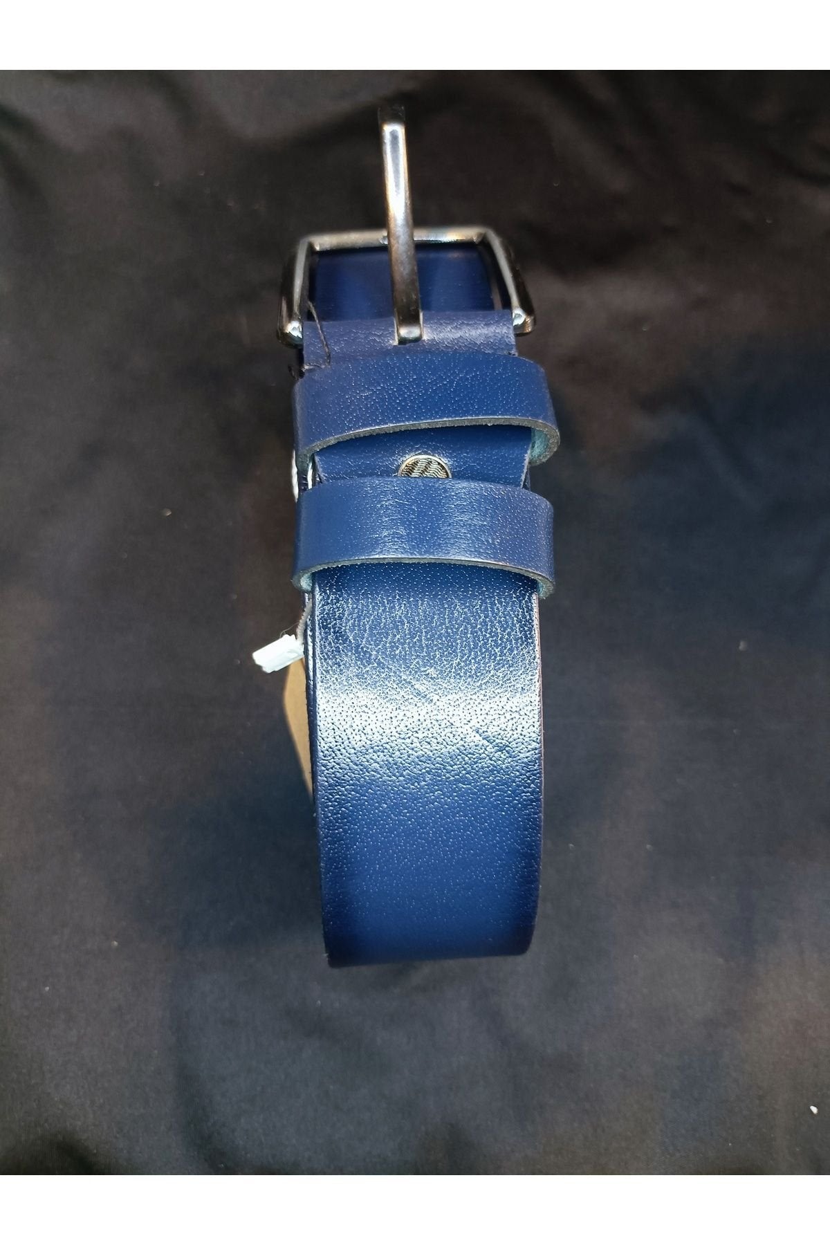 Kemer manda derisi Lacivert renk