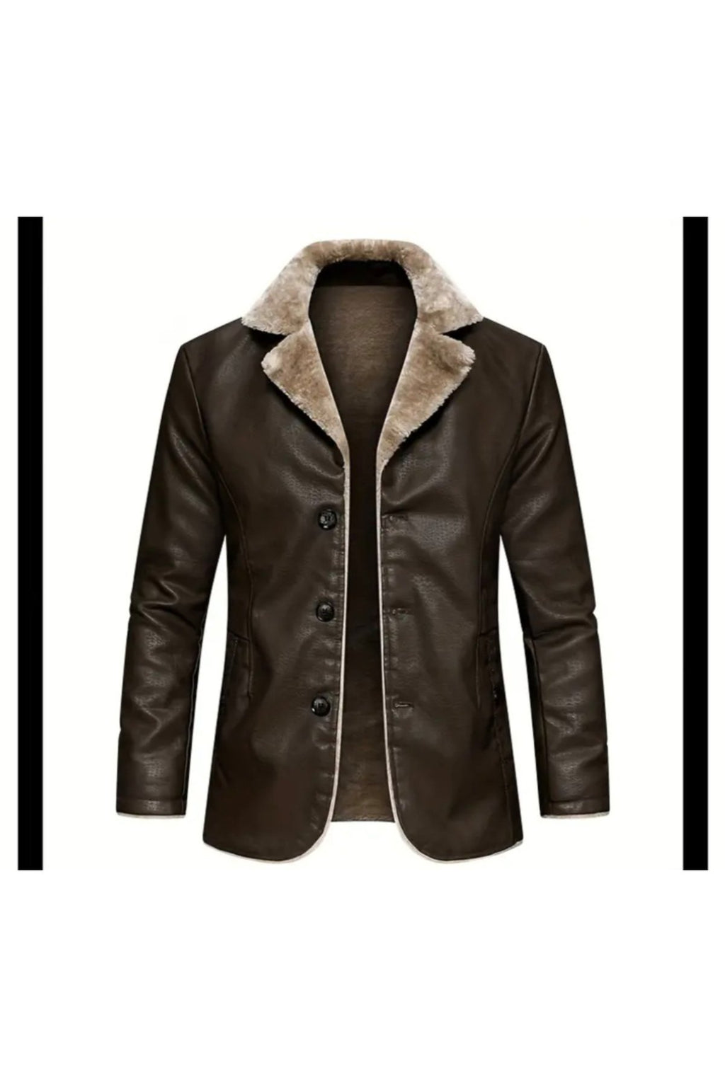 Kısa Hakiki Koyun Derisi İçi ve Yakası Kürklü ve Mont Kaban