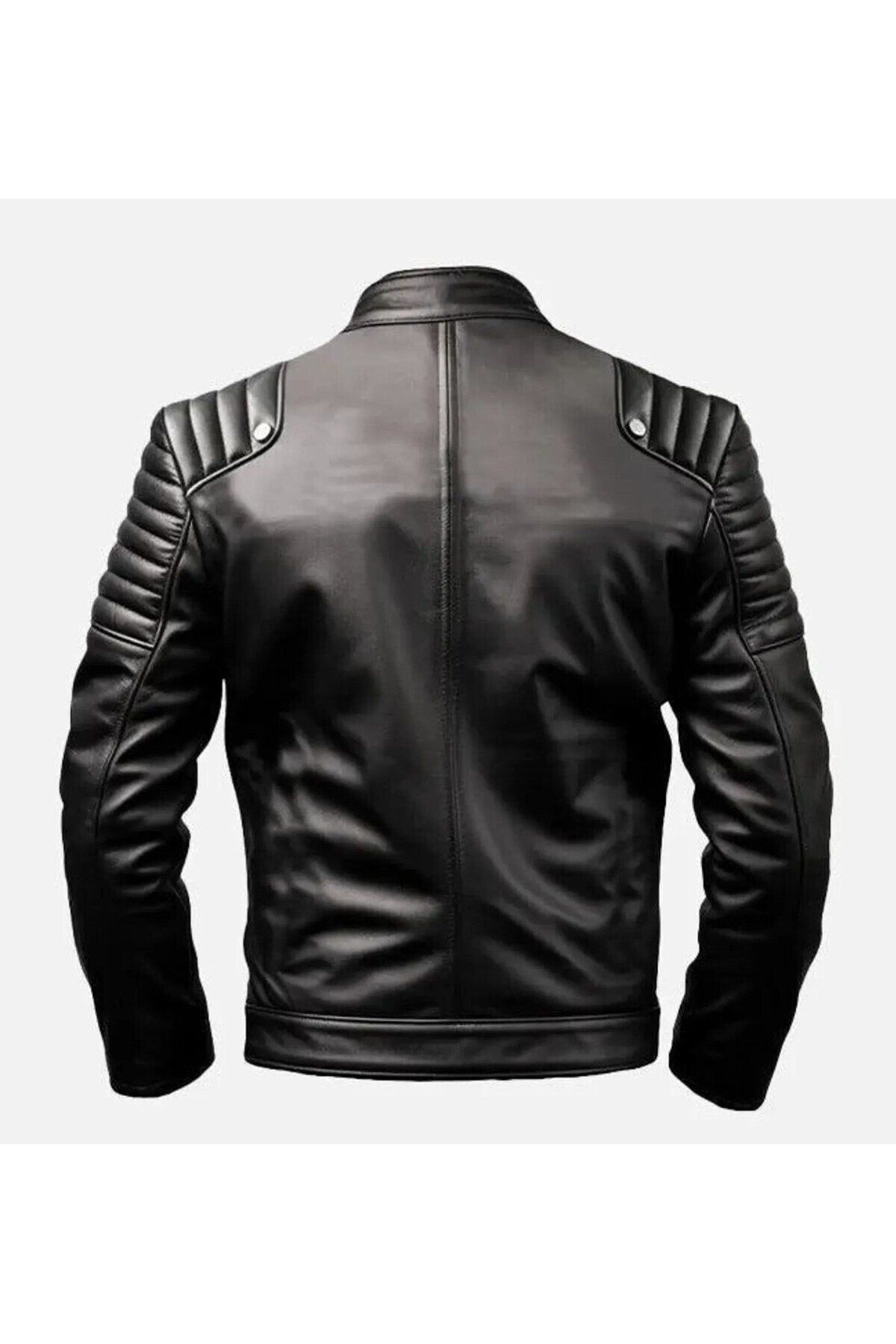 Prof Model Siyah Ve Beyaz Hakiki Koyun Derisi Entegreli Spor Mont