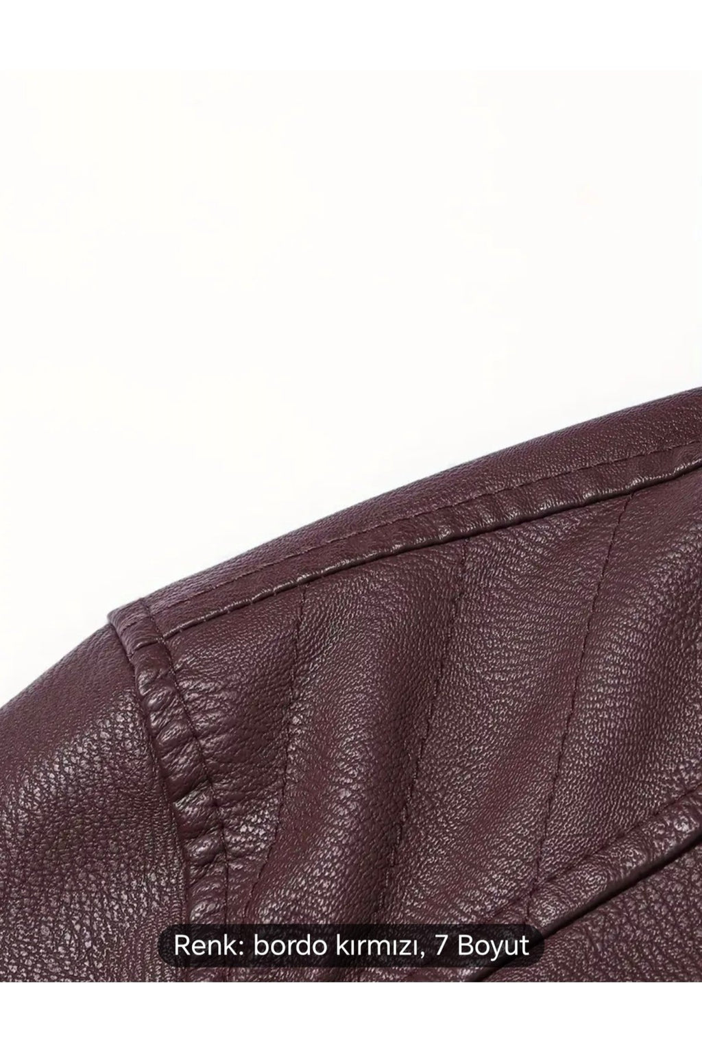 Hakim Yakası ribanalı Hakiki deri spor mont