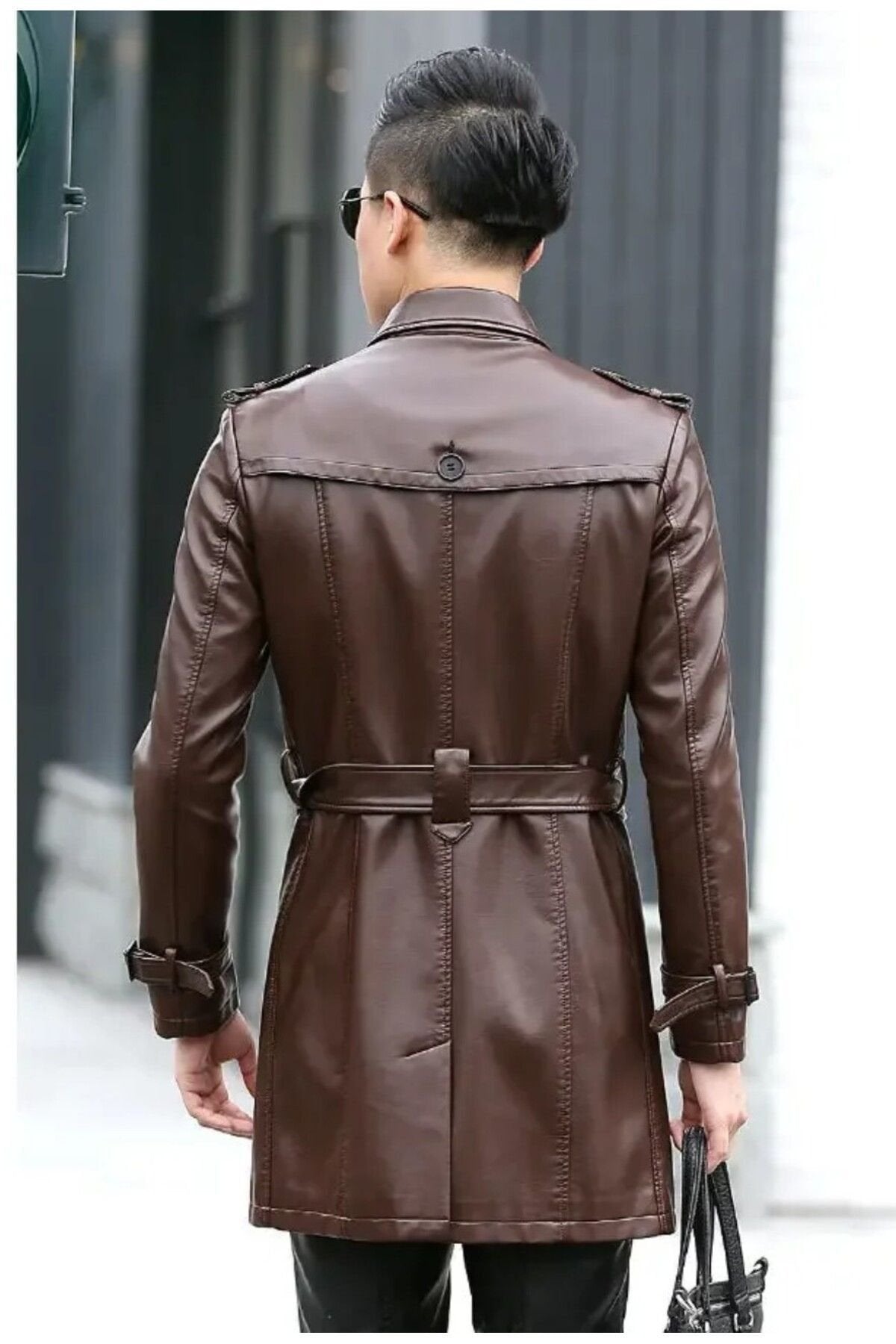 Hakiki Deri Uzun Mont Kaban Dar Kesim