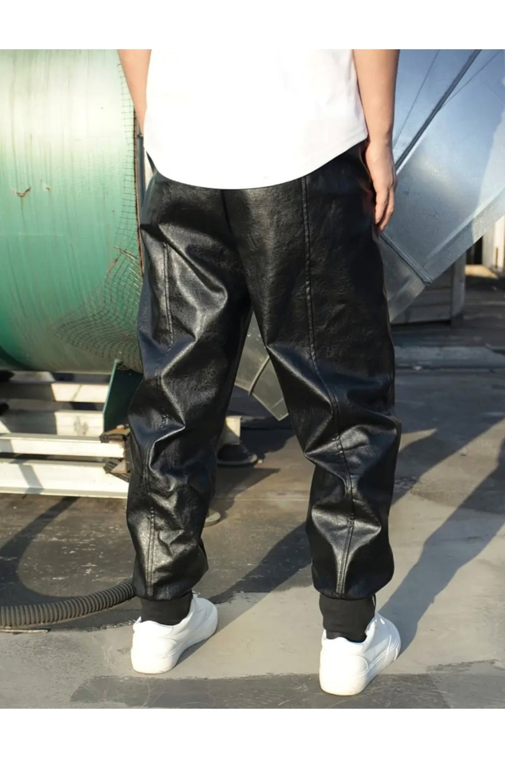Hakiki Deri Pantolon Rahat Kesim