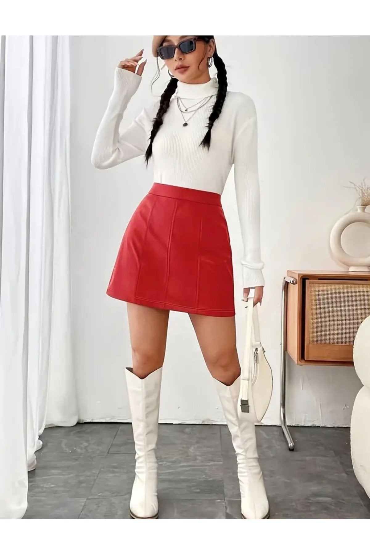 Deri Etek Lastik Bel