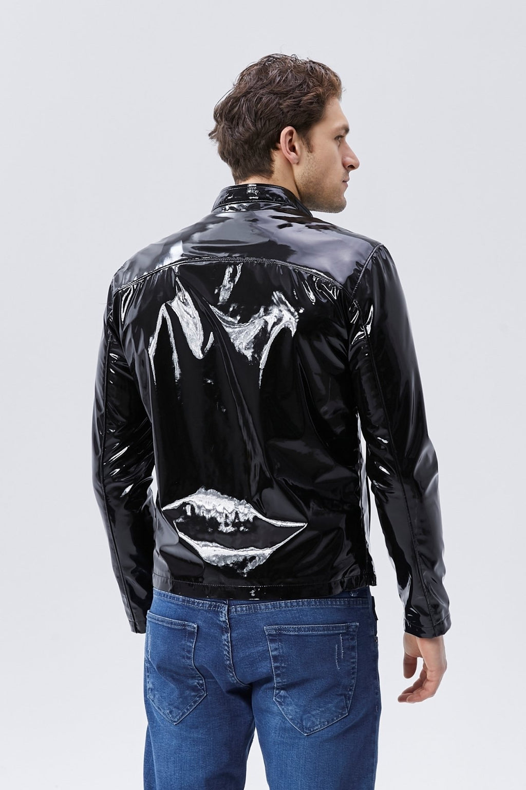 Rugan deri ceket tarzı yağmurluk