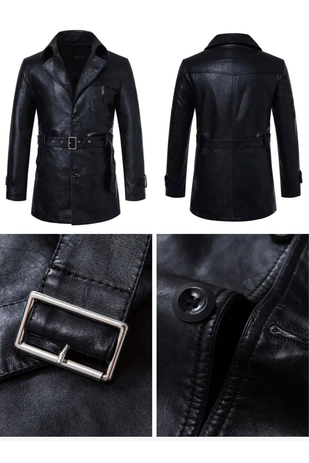 Hakiki Koyun Derisi Kemerli Orta Kalın Deri Kaban