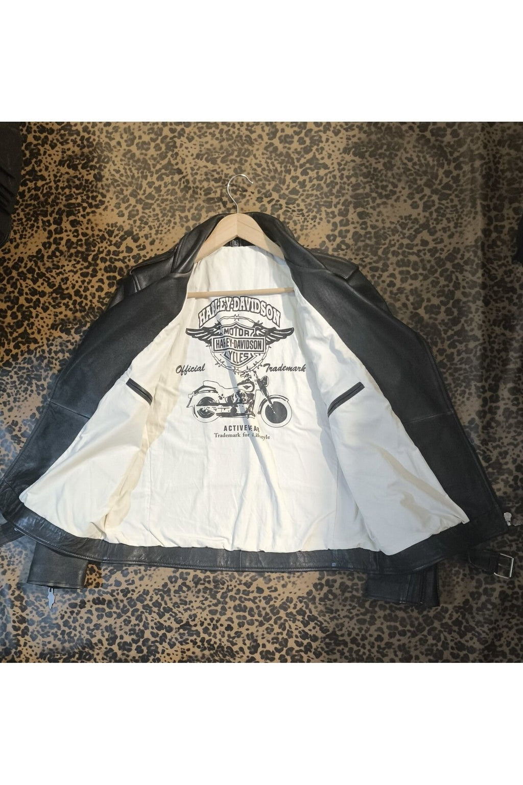 Hakiki deri Erkek ceket slim-fit biker model motorcu tarzı eskitme