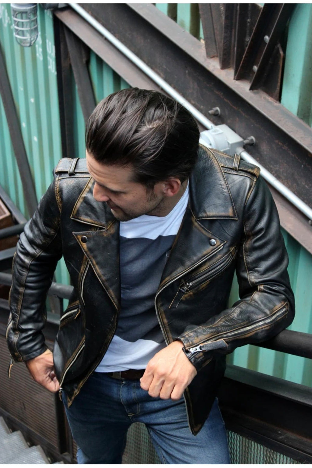 Prof Model Biker Motorcu Eskitme Spor Mont Uzun Kolllu