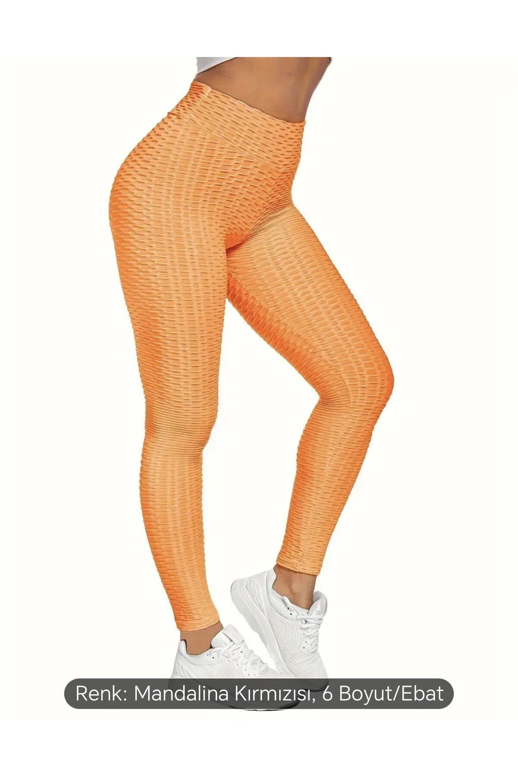 Pilates Egzersiz Fitness Spor Tayt Yüksek Bel Arkası Büzgülü