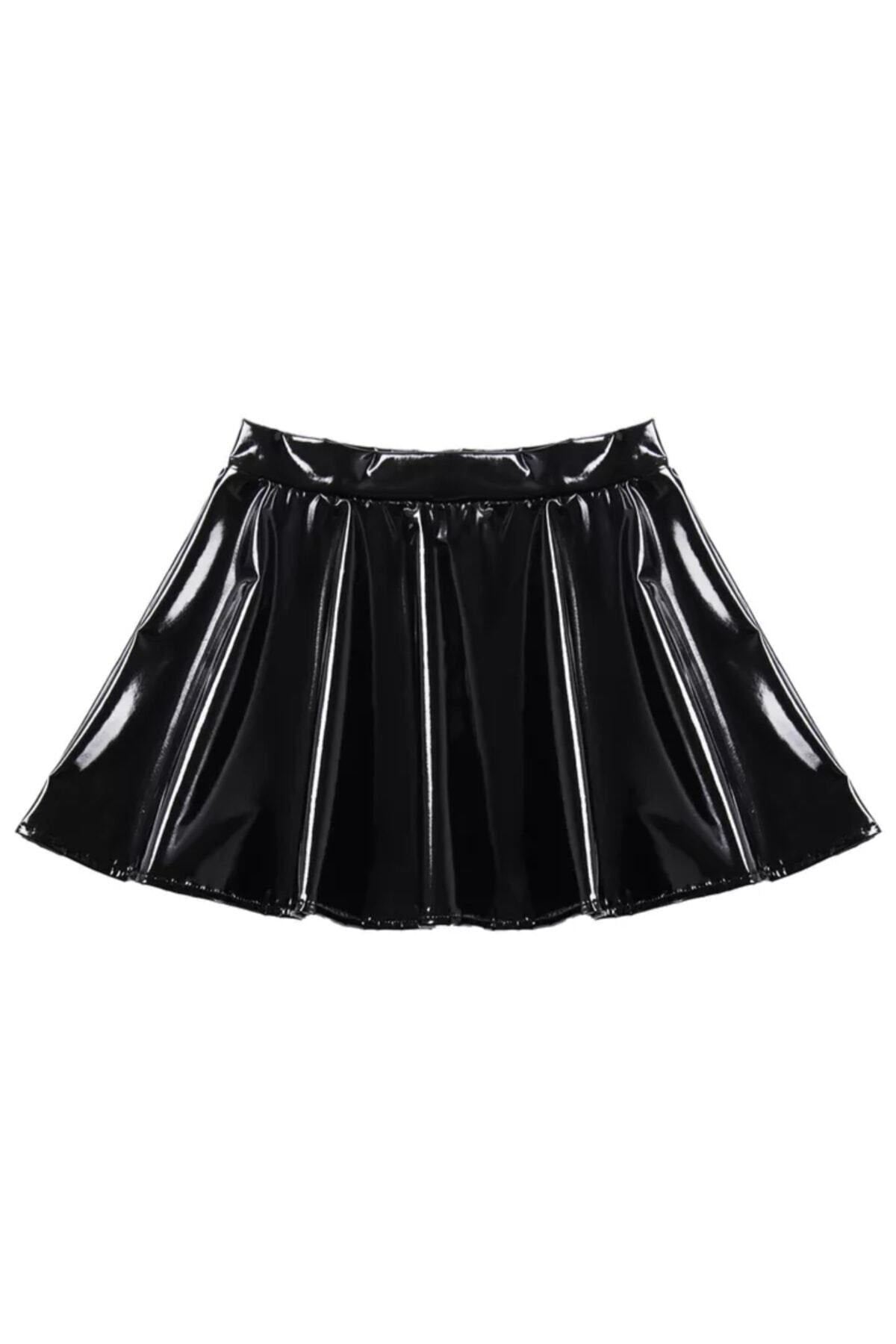 Rugan Mini Kloş Etek