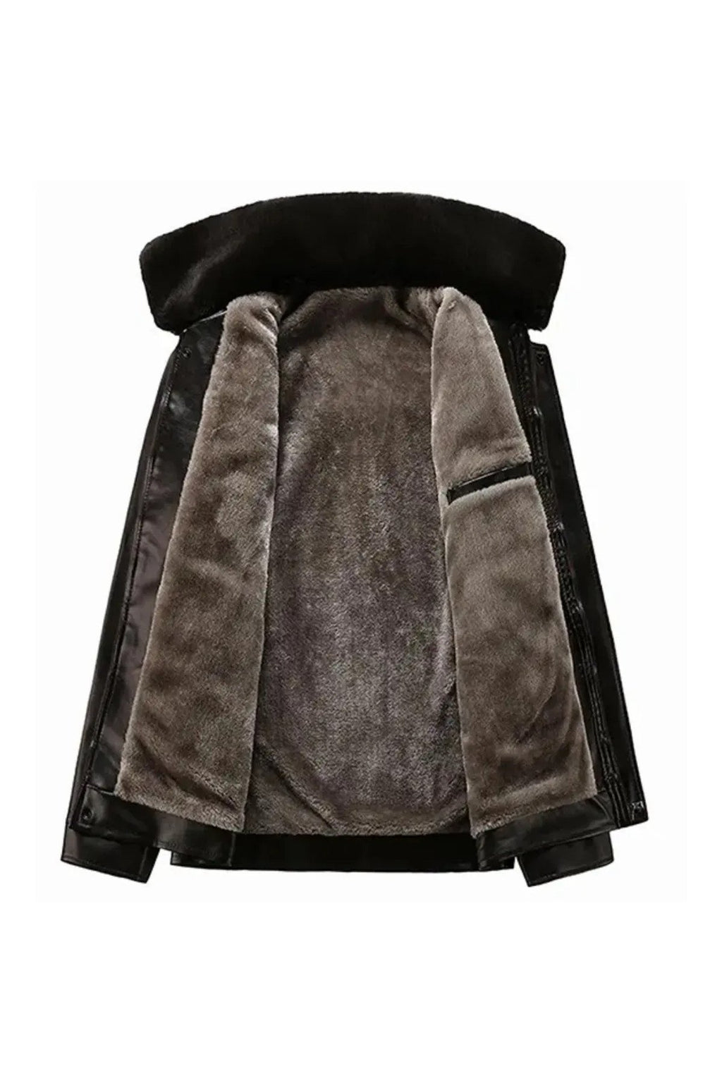 Yakası Ve Içi Kürk Mont