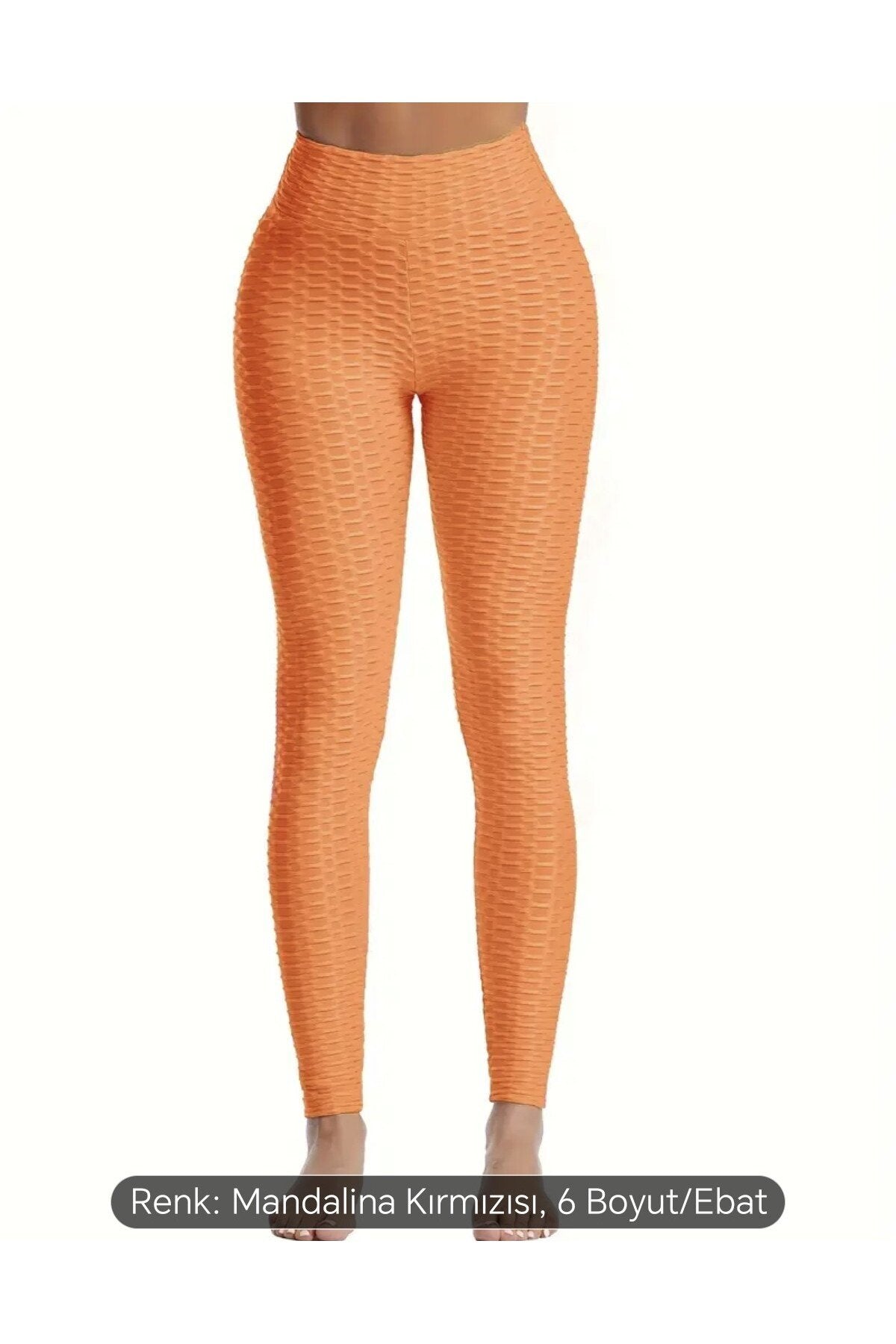 Pilates Egzersiz Fitness Spor Tayt Yüksek Bel Arkası Büzgülü