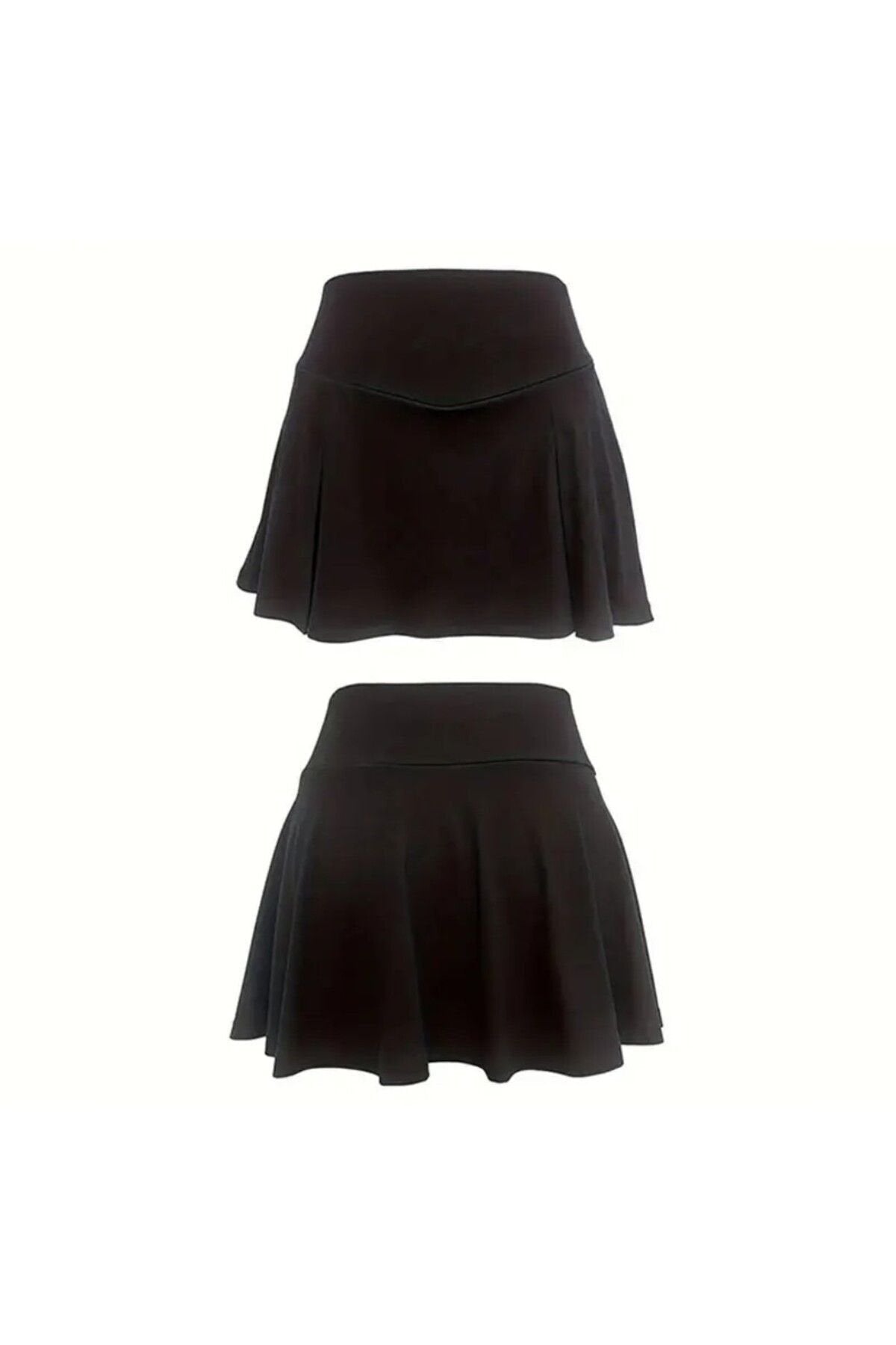 Kadın Etekli Şort Alt Giyim Yüksel Bel Mayo Altı