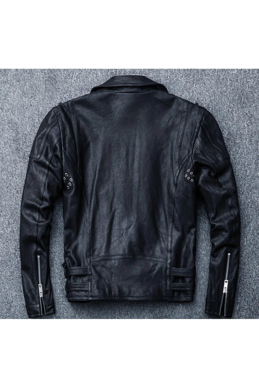 Hakiki deri motosiklet Biker mont