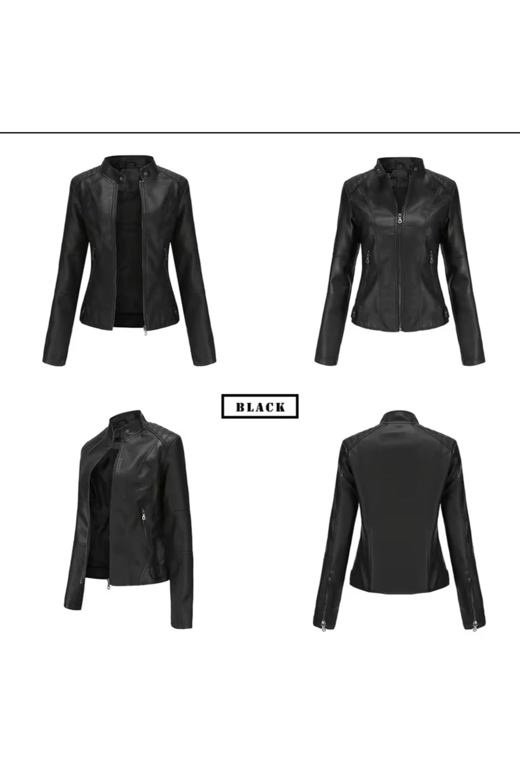 Hakiki deri Kadın spor ceket