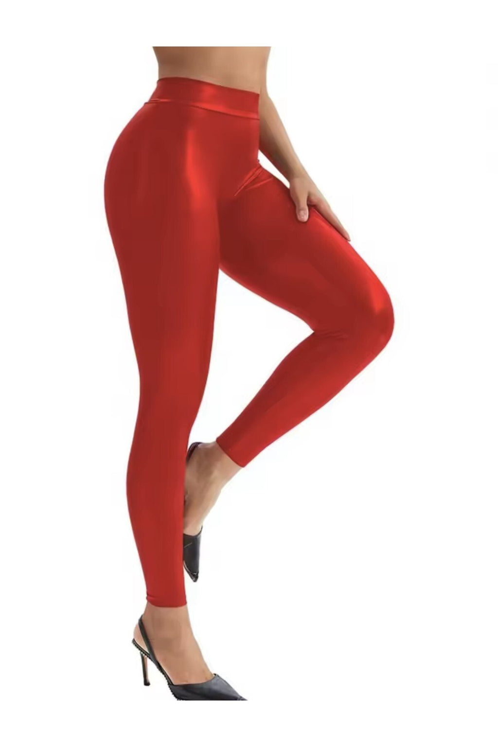 Arkası büzgülü deri tayt fitness,gece,party,gündelik,gösteri,spor lastik belli