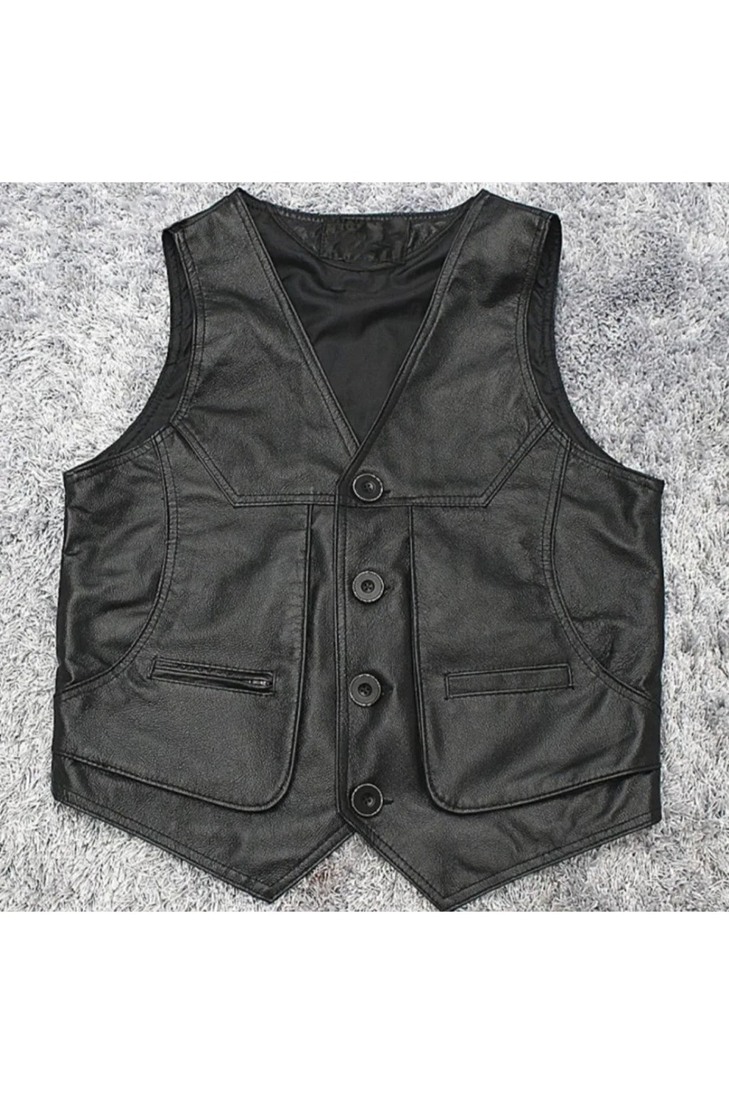 Hakiki kuzu derisi London yelek