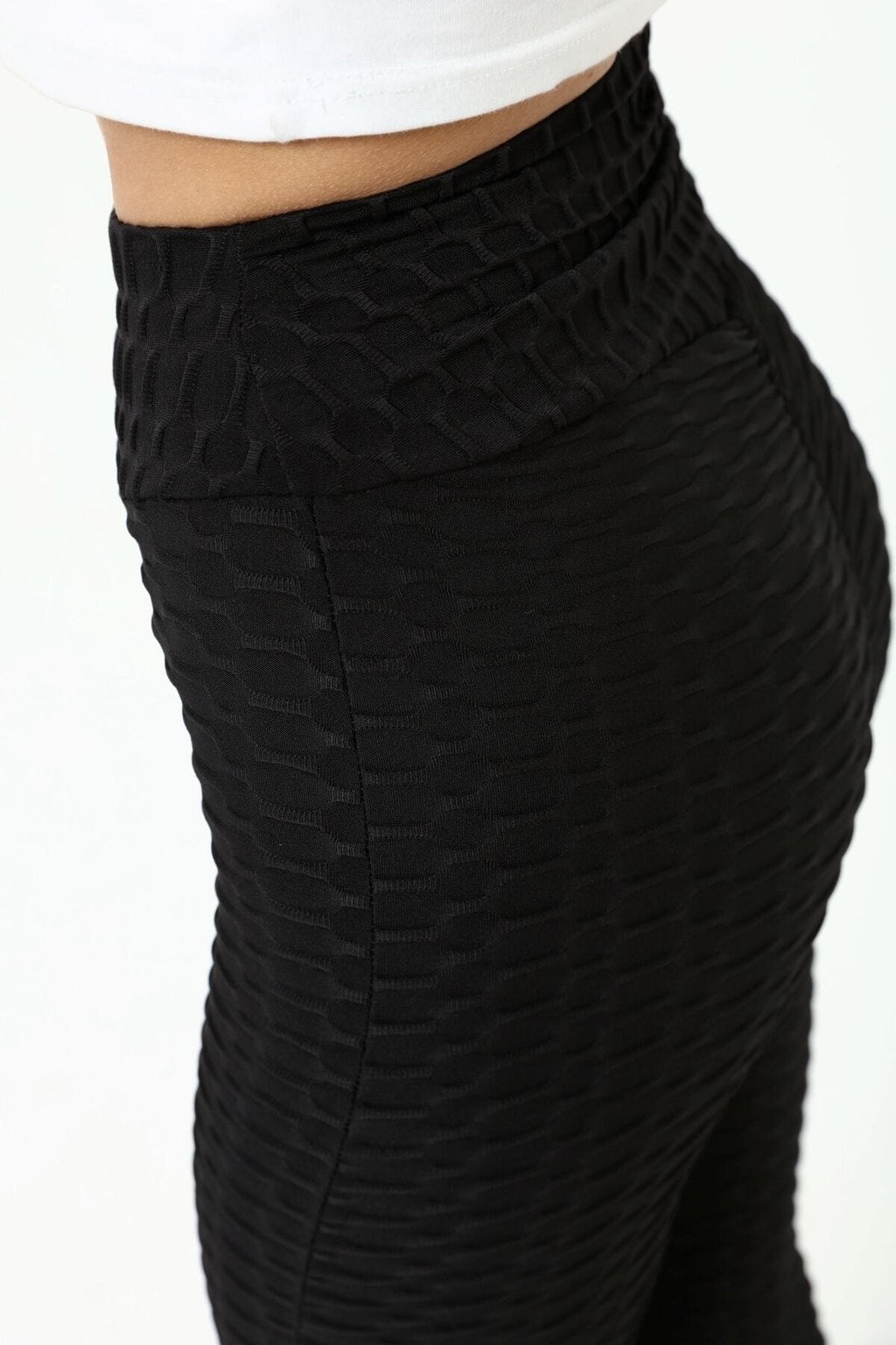 Brazil Tayt Arkası Büzgülü Siyah