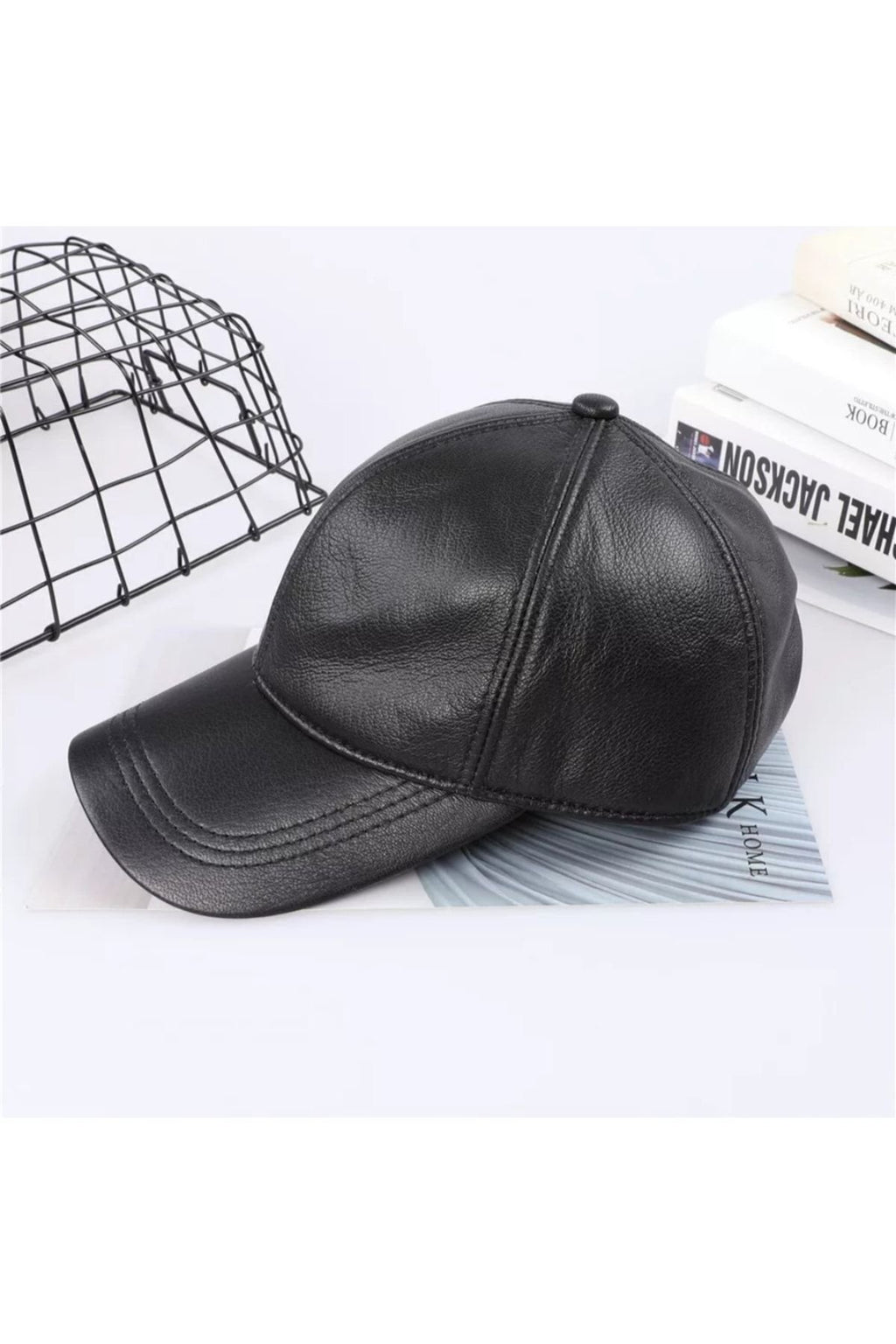 Hakiki Deri Beyzbol Kep Şapka