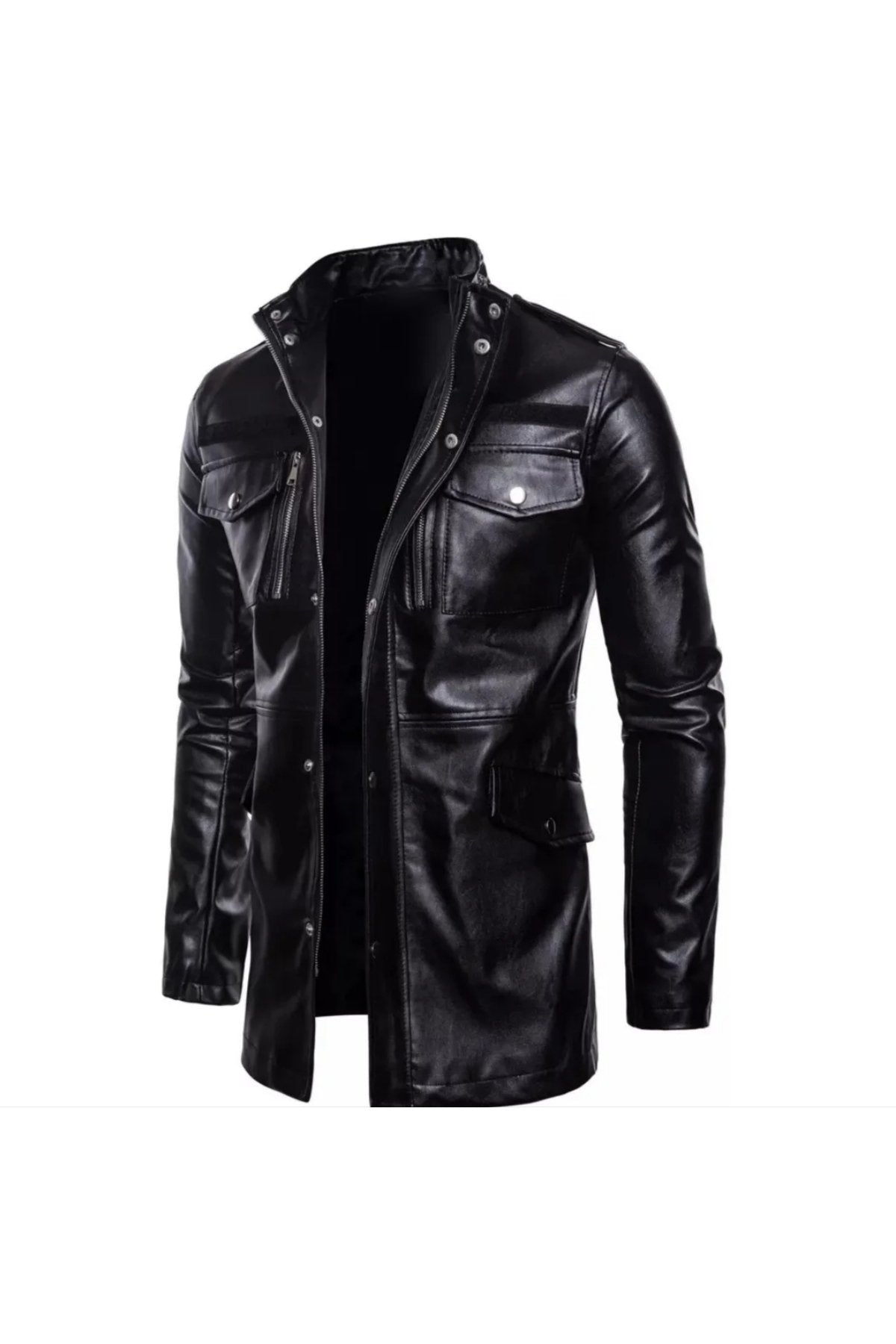 Hakiki kuzu derisi Uzun mont pardesü tarzı kesim