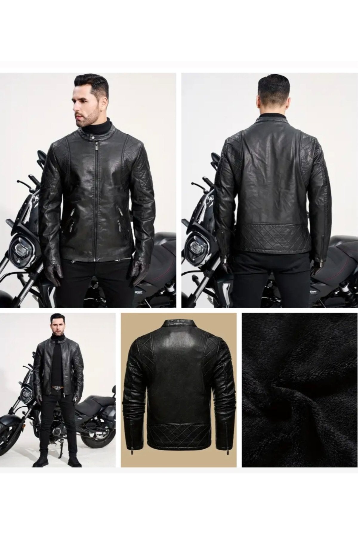 Motorcu Mont İç Kısmı Kürk