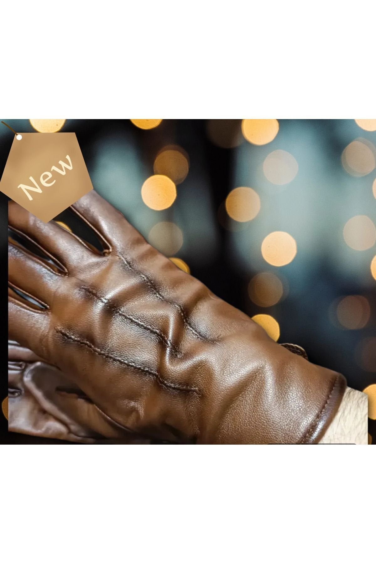 Hakiki deri zik eldiven