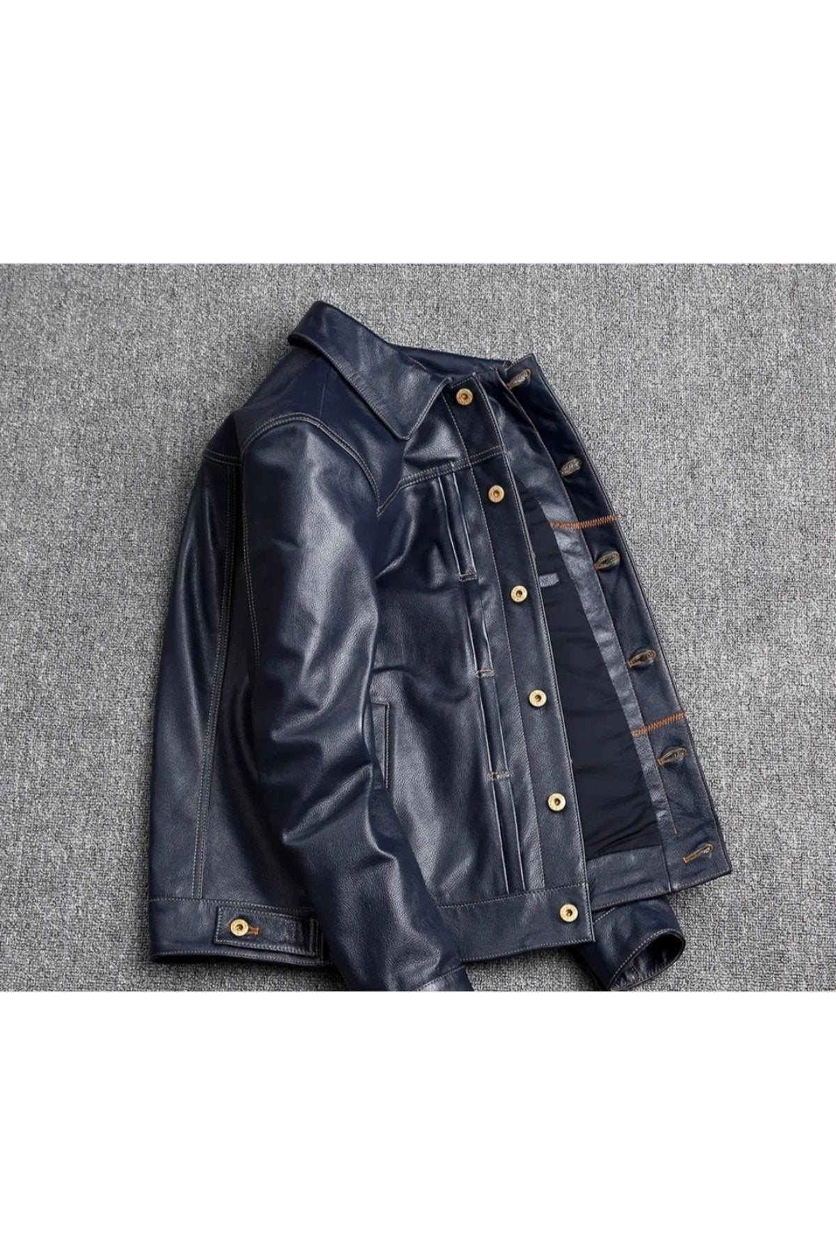 Hakiki deri spor ceket