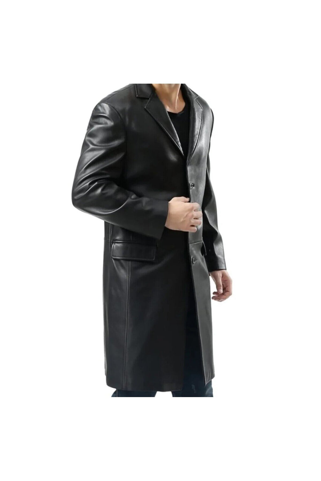 Uzun Hakiki Deri Zik Ceket