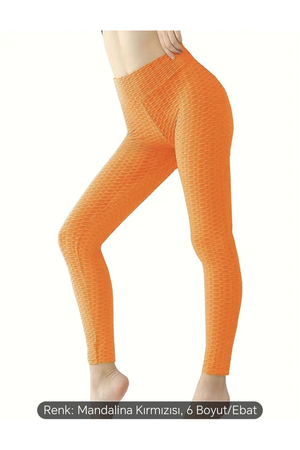 Pilates Egzersiz Fitness Spor Tayt Yüksek Bel Arkası Büzgülü